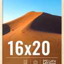 LaVie Home 16x20 Picture Frame for Wall Display, 16x20 Oak Picture Frame with HD Plexiglas, 16 x 20 Poster Frame 1 Pack, Display Frame for Vertical or Horizontal, Classic Collection