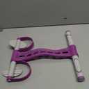 Pedal Resistance Bands with Handles Exercise Bands Multifunction Tension Rope Fitness for Working Out Arm Abs Legs Stretch Bands (Purple)