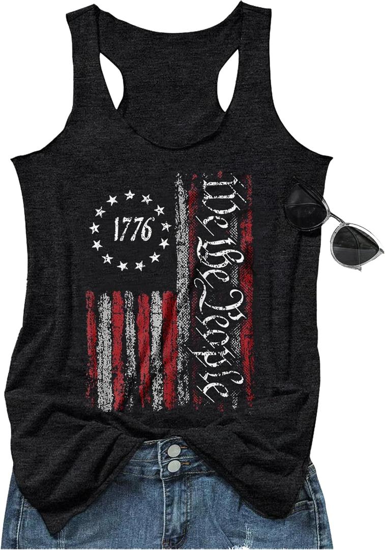 Tank Tops for Women Summer Tank Tops Racerback Boho Graphic Tank Tops Womens Tops Dressy Casual Sleeveless Tops Trendy, 2XL