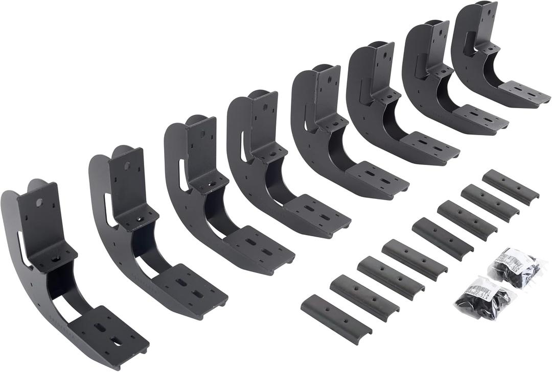 Go Rhino RB10 / RB20 Brackets | Mild Steel, Textured Black | 6940485 | Fits 2019-2025 Chevrolet Silverado & GMC Sierra