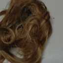 14 Inch Ponytail Extension - Clip in Ponytail Hair Extensions, Curly Wavy Pony Tails Hair Extensions, Synthetic Claw Clip Ponytail Extension for Women (Color: Chestnut Brown With Golden Highlights)