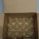 12-Pack Dimmable E12 LED Candelabra Bulbs 40Watt Equivalent, 5000K Daylight White, 450Lumens, 4W B11 Vintage Chandelier Light Bulbs, LED Filament Clear Glass Candle Lamp for Ceiling Fan Home Decor