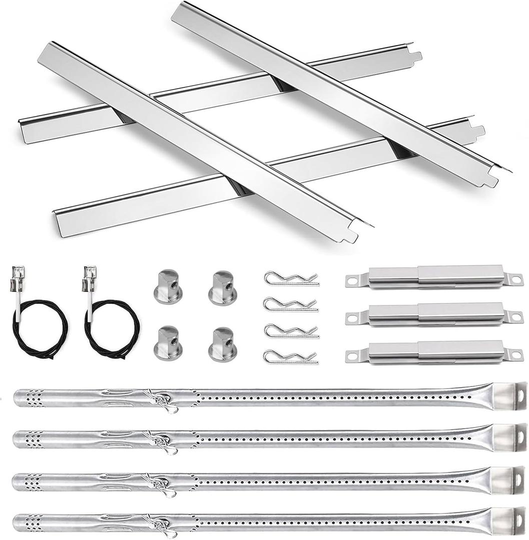463365021 463366022 Grill Replacement Parts for Charbroil Performance 4 Burner 463366022 463351021 463365522 463352521 463354021 ,Heat Tent ,Char-broil Burner 463365021,Crossover Tube & Igniter