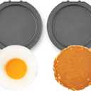 Dash MultiMaker Mini System Removable Plate Set - Mini Pancake Maker - Ceramic, Nonstick Replacement Plates - Waffle Maker Not Included - 4-Inch - Two-Pack - Griddle Plates