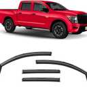 Voron Glass in-Channel Extra Durable Rain Guards for Nissan Titan 2017-2025 Crew Cab, Window Deflectors, Vent Window Visors, 4 Pieces - 200589