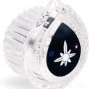 Shower Handle. Compatible with Moen 100710 Series Thermostatic Single Bathtub and Shower Replacement Handle Kit. White and Black knob Inserts, 1-Piece Pack