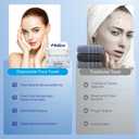 2 x Helice Face Towels, 10"12" Disposable Face Towel, Face Towelettes XL, Ultra Soft Makeup Remover Dry Wipes, Thick Face Towel for Sensitive Skin, 50 Count (1 Pack)