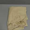 Tititex Solid Beige Cloth Fabric Shower Curtain Liner with 1 Magnets - Texture Soft Hotel Quality Waterproof Shower Liner, Light-Weight & Machine Washable 60x72 inch