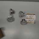 Brushed Nickel Suction Cup Hooks,Heavy Duty Suction Cup Towel Hook Up to 12 lbs,Removable Shower Loofah Holder for Bathroom, Kitchen, Glass Door, Mirror, Tile(4-Pack)