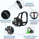 Dog Muzzle for Large Sized Dog - Medium Sized Dogs, Small Basket Muzzle to Prevent Biting - for Barking, Breathable, Allows Panting Drinking, Suitable for Grooming Training