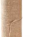 Burlap Table Runners- {12inx10yards}- Burlap Cloth Roll Used for Dining Runners, Crafts, Dresser Cover & Sackcloth - Natural Jute Runner Suitable for Event Decor, Thanksgiving Table & Weddings