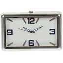 ASAKKURA Square Adhesive Car Dashboard Clock Compact Tiny Analog Timepiece for Car Decor Office Home Use Easy Installation and Space Saving Design