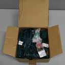 C7 Incandescent Christmas Lights, 25FT C7 White Red and Green Christmas Lights with 27 5W Incandescent Light Bulbs for Xmas Tree Fence Holiday Party House Night Decoration