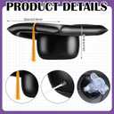 Xuhal 2026 Graduation Car Decoration 23'' Large Inflatable Grad Cap Car Decor Congrats Grad Letter 2026 PVC Inflatable Cap for Senior High School College Graduation Parade Party Decor(Purple, Gold)