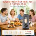 Nut Milk Maker Machine, Automatic Soy Milk Maker, Small Countertop Blender