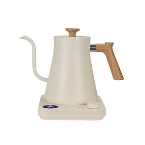 Electric Kettles, Gooseneck Electric Kettle, ±1℉ Temperature Control, Stainless Steel Inner, Quick Heating, for Pour Over Coffee, Brew Tea, Boil Hot Water, 0.9L (White)