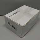 Dingion 8 Pcs 9.8" Christmas Mini Wreaths for Cabinets Small Artificial Snowy Cedar Wreath with Velvet Ribbon Christmas Hanging Decorations for Kitchen Window Chair Wall Front Door Farmhouse (Black)