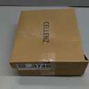 CELLENZ Women Strappy Platform Heels: 3.4 Inch Chunky Heeled Sandals, Comfortable Sexy Block High Heels, for Prom Party Bridal Wedding Black White Silver Nude Dressy Shoes Size 7