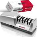 Professional Electric Knife Sharpener for Kitchen Knives, 3-Stages Sharpener System with Diamond Abrasives, Quickly Sharpening, Repair/Restore/Polish Blades