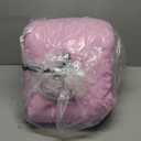 Amazon Basics 2 Piece Soft Microfiber Kid's Comforter and Pillow Sham Set, Twin, Light Pink, Solid