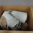 23" Set of 2 Black Ceramic Farmhouse Table Lamp with Ginger Jar Design, Bedside USB Lamps for Living Room,Dining Room,Bedroom,Office,Nightstand,End Table