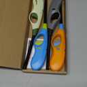 Butane Lighter, 4pcs Refillable Long Flame Lighter for BBQ Candle(No Butane Inside) (Blue)