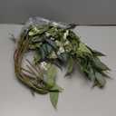 Artificial Plants, 6 Pcs 39 Inch Green Faux Stems for Vase,Faux Branches Greenery Stems Artificial Plants & Flowers for Home Decor (White Blossom)