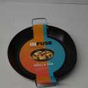 Infuse 15" Paella Pan: Carbon Steel Skillet, Hand Wash, Oven-Safe, Gas & Induction Compatible, Black Cookware Paellera
