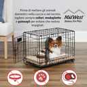 MidWest Homes for Pets 36-Inch LifeStages Crate for Medium-Large Breeds, 41-70 lbs, Double Door Folding Dog Crate with Divider Panel, Leak-Proof Tray & Secure Latch, Heavy-Duty & Easy to Assemble