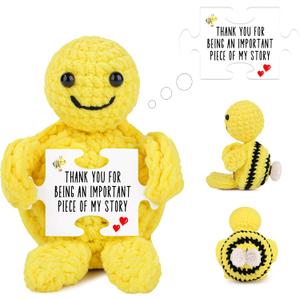 4 x Teacher Gifts for Women, Thank You Appreciation Back to First Day of School Gifts for Teachers from Student Bee Turtle Crocher for Women