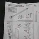 Frameless Shower Door Support Bar, Stainless Steel Wall-to-Glass Support Arm to Fixed Shower Glass Panel, for 1/4"-3/8" (6-10 mm) Door, 180° Pivot & Stow-Flat Mode (Chrome, 27.6-inch(700mm))