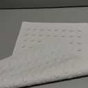 SlipX Solutions White Rubber Bath Safety Mat Provides Essential Coverage & Reliable Slip-Resistance in Tubs & Showers (14 x 22 Inch, 100 Suction Cups, Machine Washable)