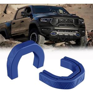Front Tow Hooks Covers Hitch Cover Customized Car Tow Hooks Compatible with RAM 1500 Accessories 2019-2025,2026 (Blue)