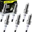 Iridium Spark Plugs 6 Pack 4469 LFR5AIX-11 for Nissan 350Z/Altima/Frontier/Maxima/Murano/NV1500 2500/Pathfinder/Quest/Xterra,Hyundai Genesis/Santa Fe,Kia Borrego/Optima/Rondo,Toyota,Infiniti
