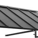 6 ft. 
Houstonian Galvanized Steel Awning, Open-Side, 44"x24"x24", Black
Powder-Coated Galvanized Steel Standing-Seam Window and Door Awning, Wall-Mount Modular Shade for Residential/Commercial Use