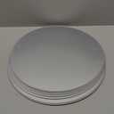 Amyhill 8 Pcs Round Mirrors for Centerpieces Table Decorations 16" Glass Circle Mirrors Tray Candle Plates for Wedding Baby Shower Birthday Party Bulk Supplies(16 Inch)