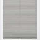 DEZ FURNISHINGS Cordless 1" Light Filtering Top Down Bottom Up Cellular Shade, 34.5"W x 64"H, Gray Cloud