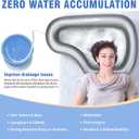 Inflatable Portable Shampoo Bowl, Hair Washing Bowl with Drain Hose & Neck Support, PVC Inflatable Shampoo Bowl for Bedridden Patients, Disabled, Seniors, Kids, Home Care, Large