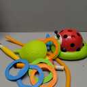 Pobaiyi 3 in 1 Musical Jump, Toss Ring Game and Stomping Launch Rocket Launcher for Kids Outdoor Toys with Remote Control, Indoor Outside Toy for Kids Ages 48 Toys for Ages 57 813 Birthday Gifts