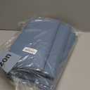 4PCS Anti-Collision Wall Padding 3D Peel and Stick Headboard Upholstered Wall Panels Blue Wall Mounted Headboard Soundproof Wall Panels