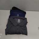 Men's 3 Packs Quick Dry Golf Polo Shirts Dry Fit Moisture Wicking Performance Summer Athletic Casual Short Sleeve Shirts 3XL