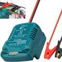 Jump Starter Adapter for Makita 18V Liion Battery Powered with Jumper Cable Clamps Portable Car Charger Jump Starter(Battery Not Included)