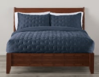 Modavari Three Piece Comforter Set King Blue