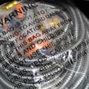 Girafe Tools Garden Hose 100ft x 5/8", 304 Stainless Steel Metal Water Hose, No Kink Garden Water Hose with 9 Pattern Spray Nozzle, Flexible, Lightweight, Kink Free Hose for Yard, Outdoor