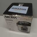 AROMA Digital Rice Cooker, 4-Cup (Uncooked) / 8-Cup (Cooked), Steamer, Grain Cooker, Multicooker, 2 Qt, Stainless Steel Exterior, ARC-914SBD