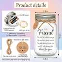 Friendship Gifts for Women, Best Friend Birthday Gift Jar Light Christmas