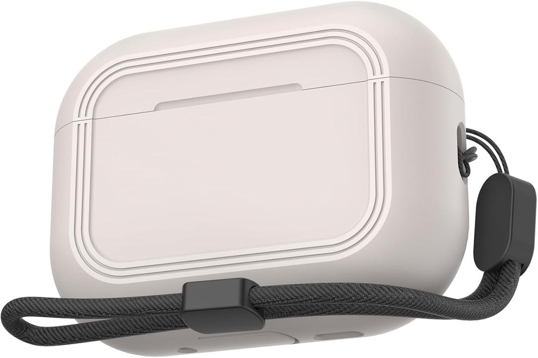 for AirPods Pro 3 Case - 2025 Simple Smart Design Case for Apple AirPods Pro 3rd Generation, Silicone Air pods pro 3 Case Cover for Men/Women (Old Grey)