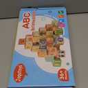 Joqutoys ABC Wooden Building Blocks for Toddlers 1-3 Large, 26 PCS Alphabet & Number Stacking Blocks, Educational Learning Toys for Boys Girls Kids Gifts 1.65''