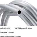 Vigorous 3/4" OD Aluminum Coiled Tubing, Seamless Round Pipe 1060, 0.05" Wall Thickness, Refrigeration Tubing, Fuel Line, Automotive Oil Pipe, Compressor Tube, 10FT