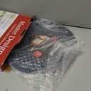 Bakken Pizza Baking Pan - Round Perforated Carbon Steel Pan with Non-Stick Marble Coating, Oversized Silicone Handle, Dishwasher Safe, High-Temperature Resistant, Durable & Easy Cleanup - Blue, 2 Pack